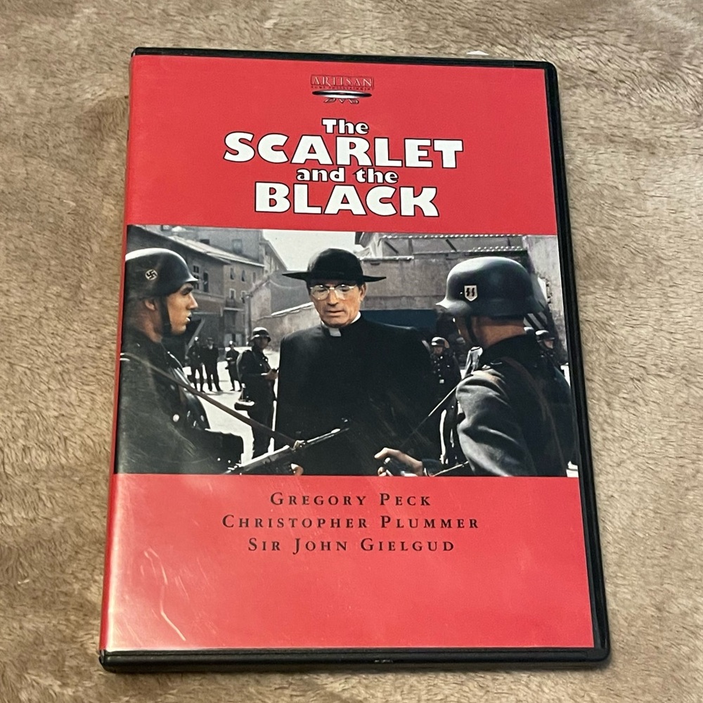The Scarlet and the Black DVD – Gregory Peck as Monsignor O’Flaherty WWII Drama